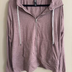 Kirkland Signature Dusty Pink Zip-Up Hoodie